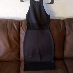 Forever 21 black body con dress